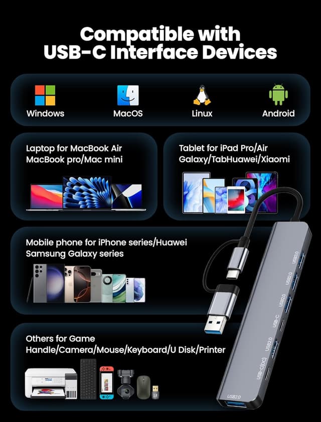 Thumbnail 4 de NEUTYPECHIC Hub Neutypechic 7-en-1 USB-C