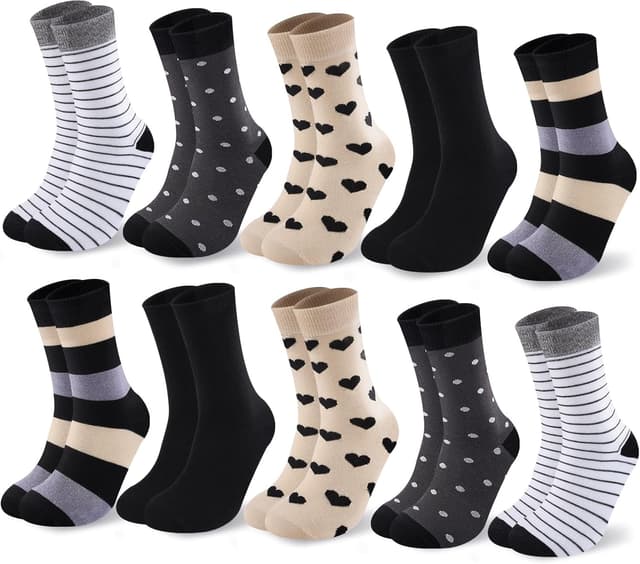 Detalle de Cirorld Socken Damen 10 Paar Baumwolle