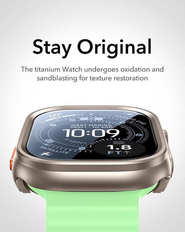 Thumbnail 4 de ESR Hülle für Apple Watch Ultra 3/2/1 (49 mm) mit Displayschutz, Militärschutz & Armorite Glas – Aluminiumlegierung