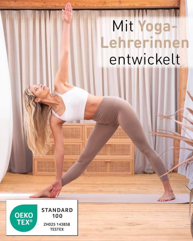 Detalle 2 de Fit-Flip Yoga Handtuch mit Noppen & rutschfester Unterseite (185 x 63 cm) – Mikrofaser für Yogamatte, Pilates & Fitness
