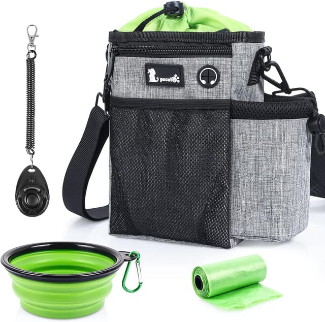 Detalle de pecute Large Dog Treat Pouch Bag 3-way, waterproof