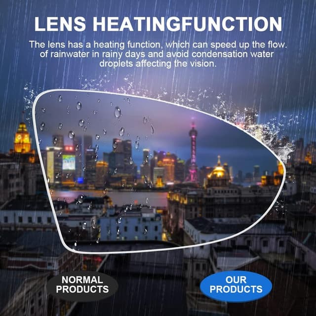 Thumbnail 6 de URAQT Spiegelglas Golf 7 Rechts Beheizbar