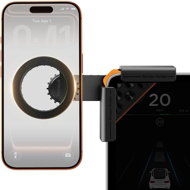 Detalle de Lamicall for Tesla Phone Mount (Strongest N55 Magnet) for Tesla Model 3 & Y — MagSafe Magnetic Holder
