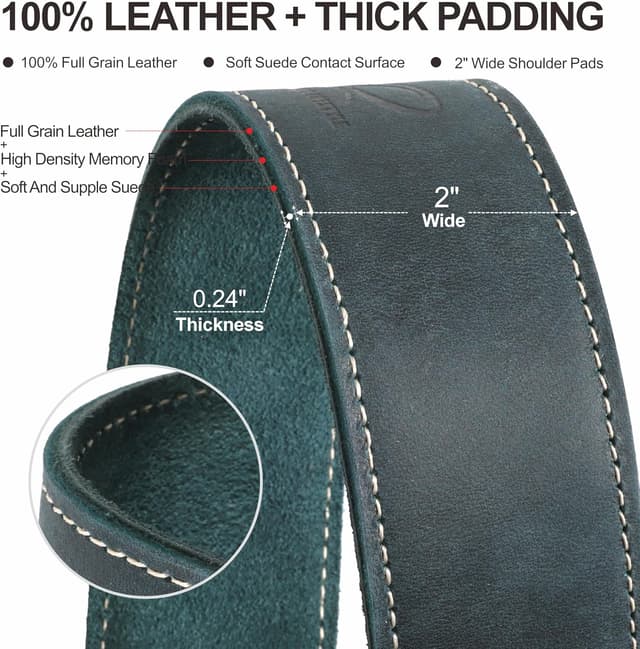 Detalle de Padwa Lifestyle Green Single Camera Harness strap