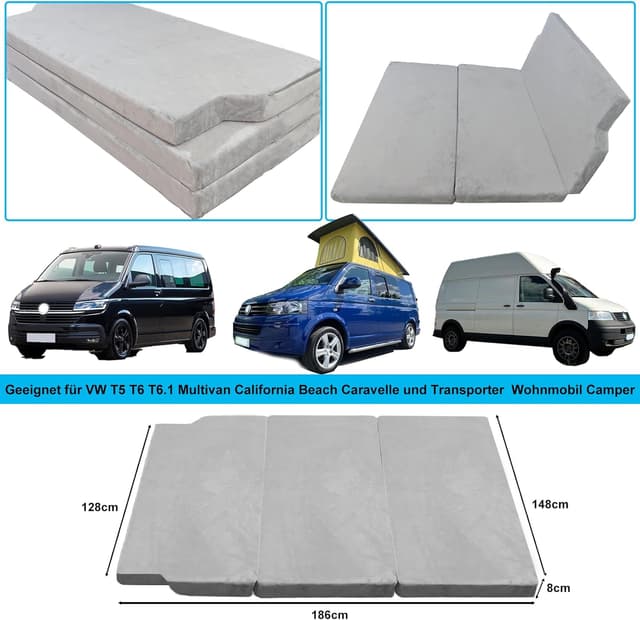 Thumbnail 2 de xxjolavv Verdickte Klappmatratze 186×148×8 cm