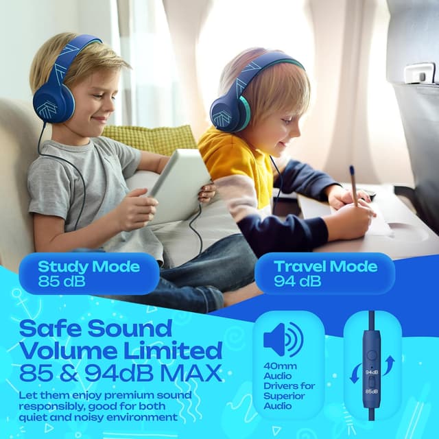 Detalle de PowerLocus Kinder Kopfhörer 85 dB