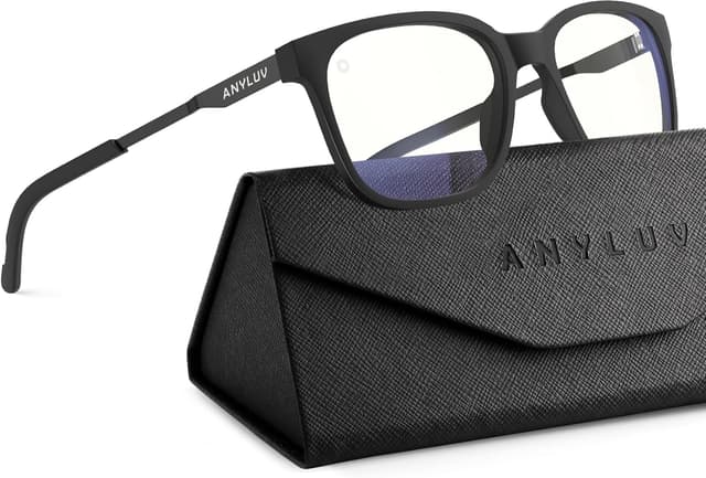 Detalle de ANYLUV Blue Light Glasses for Men (Lightweight Computer Gaming Glasses)