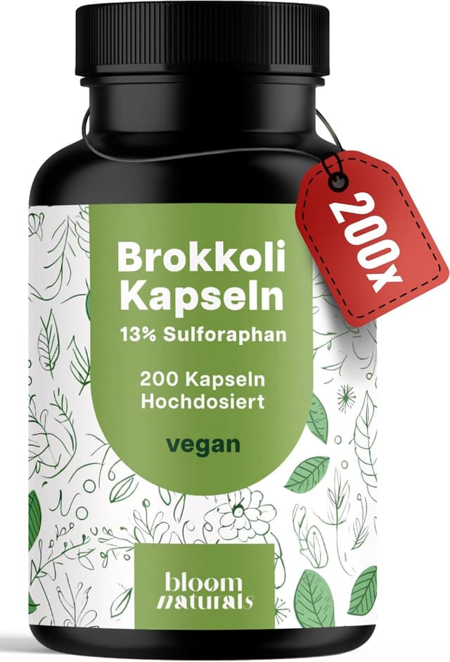Imagen de Bloom Naturals Brokkoli Kapseln Sulforaphan Hochdosiert en OfertitasTOP