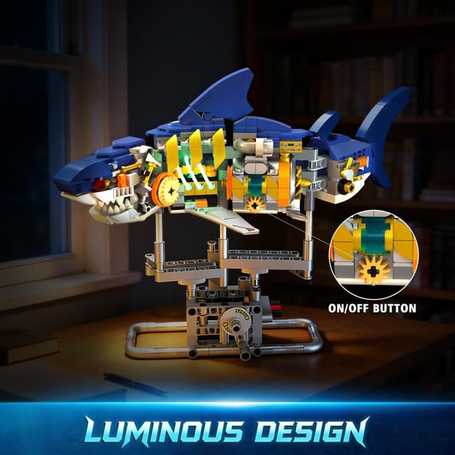 Thumbnail 4 de INSOON Hai Bauspielzeug Licht 687 Teile