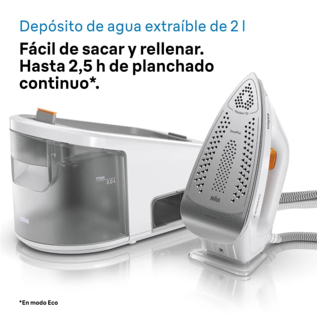 Detalle 2 de Braun CareStyle 3 centro de planchado 2 L.