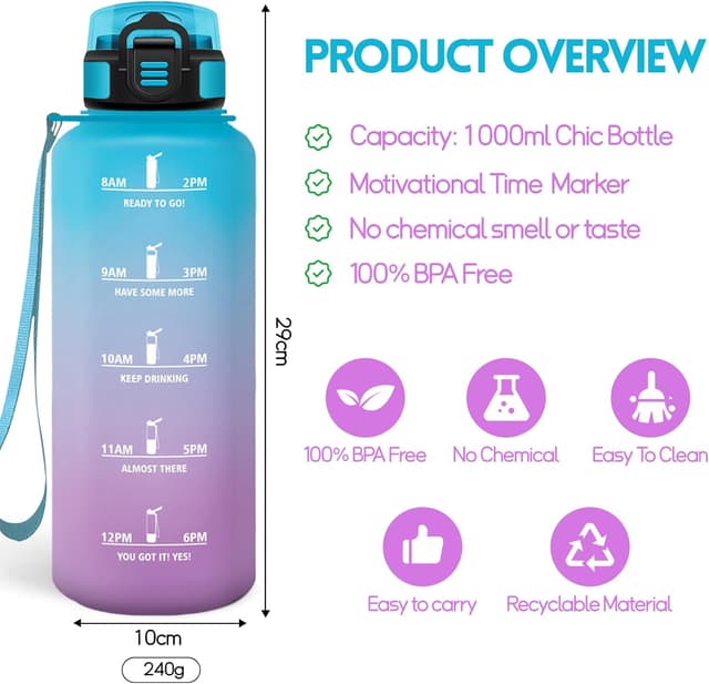 Thumbnail 4 de Motswedi Gourde 1500ml sans BPA