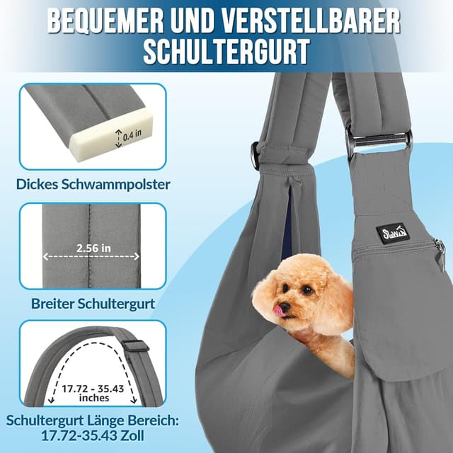 Detalle 2 de SlowTon Hundetragetasche 4,5–7,2 kg