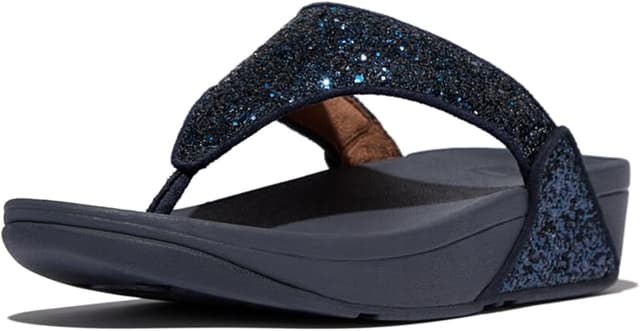 Detalle de Fitflop Lulu Toe Post ✨ Sandalias Mujer Midnight Navy 40 EU