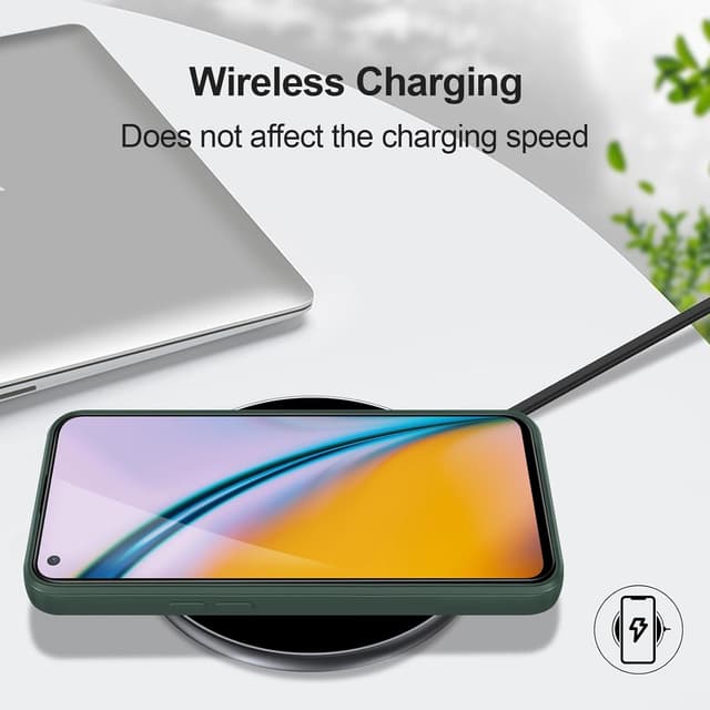 Thumbnail 6 de GiiYoon Hülle für OnePlus Nord 2 – Liquid-Silicone Case mit Rundumschutz (grün)