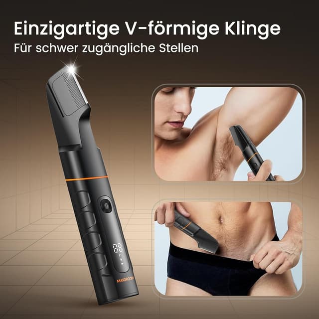 Detalle de MAXGROOM 5‑IN‑1 Intimrasierer 120 Min