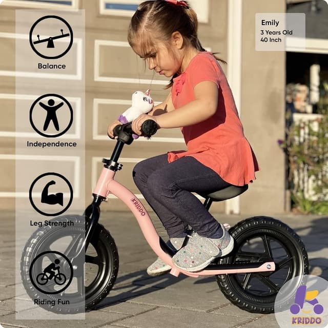 Detalle 2 de KRIDDO Toddler Balance Bike 24 Months