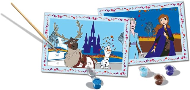 Detalle 2 de Ravensburger Creart Junior Pack 2 Dipingi per Numeri 32x22 cm 🎨