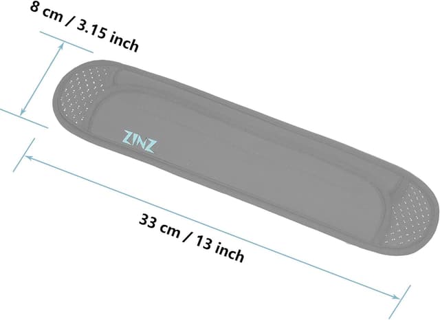 Detalle de ZINZ Schulter Pad Ersatz für Taschen – abnehmbares Schulterpolster (ca. 13" lang, 3,15" breit)