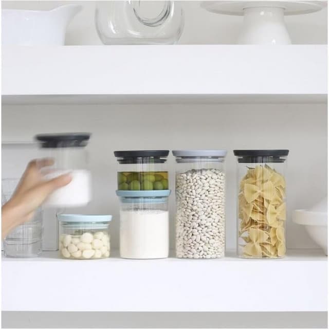 Thumbnail 4 de Brabantia 298288 Tarro de cristal 0.6L con tapa gris🧃