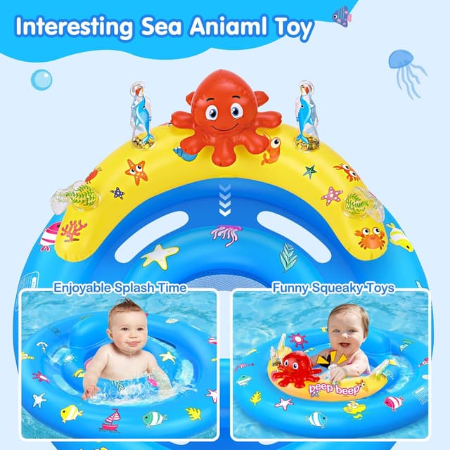 Detalle 2 de Inflatable Baby Pool Float 50+ UPF