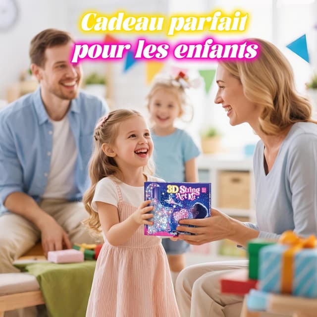 Thumbnail 6 de Kit 3D string art enfant 6 ans