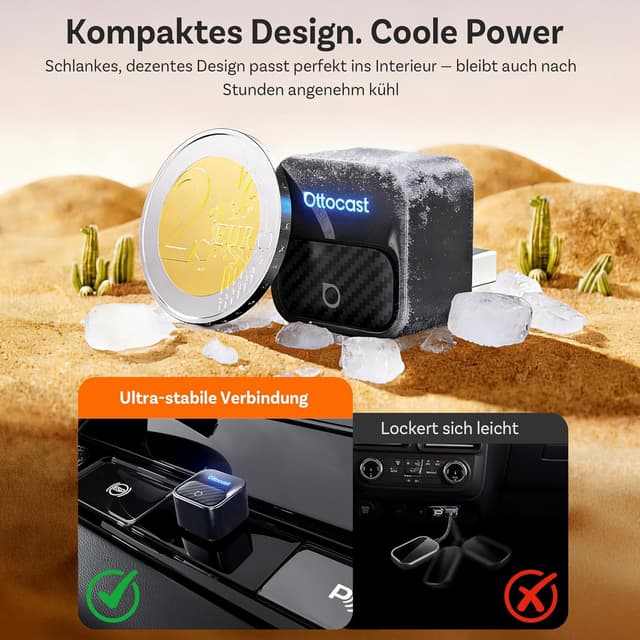 Thumbnail 5 de Ottocast Mini Core 2026 Kabelloser CarPlay Adapter