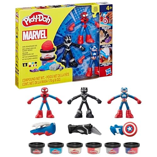 Thumbnail 9 de Play‑Doh Marvel Set figuras superhéroes para 4 años