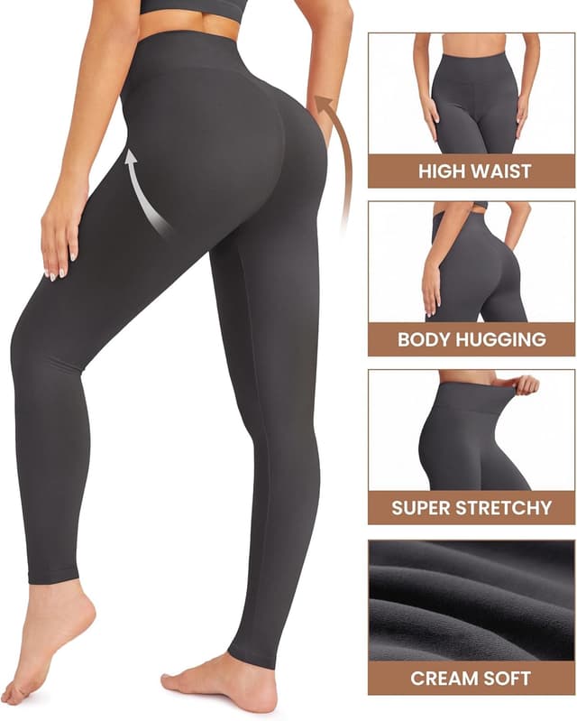 Thumbnail 4 de VALANDY Creamlush High Waisted Leggings 3 Pack