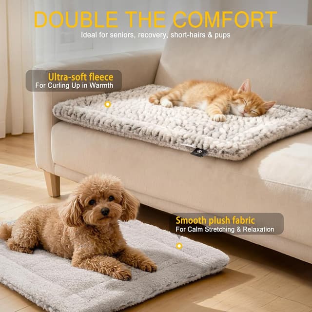 Thumbnail 4 de MORA PETS Self Warming Cat Bed 70x47 cm