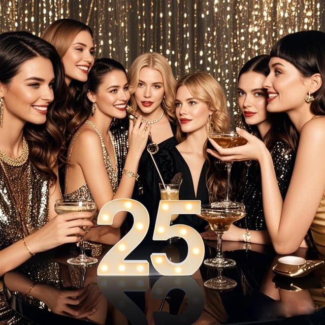 Detalle de LED Zahlen Lampe Nummern 25 mit warmweiß/kaltweiß – batteriebetrieben für Happy Birthday, Hochzeit & Party-Deko