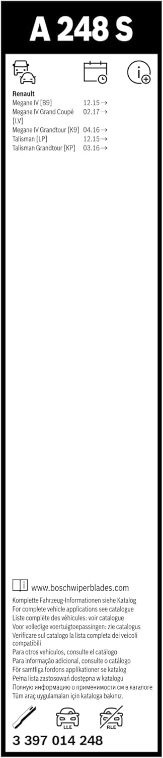 Thumbnail 2 de Bosch Aerotwin A248S tergicristalli 600mm