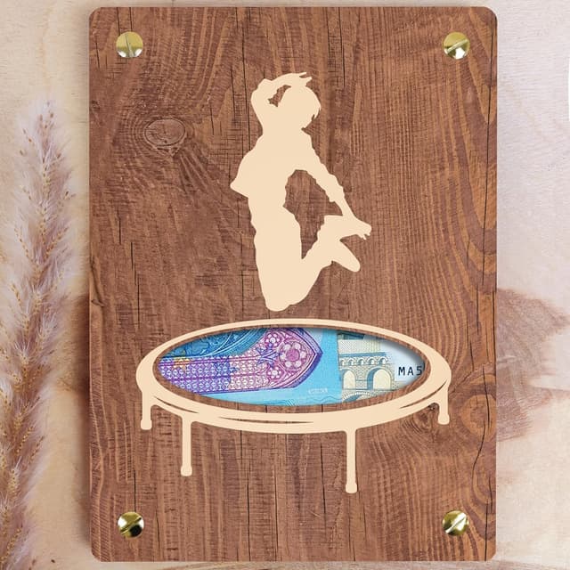 Thumbnail 4 de XL Geldkarte aus Holz 20 x 15 cm