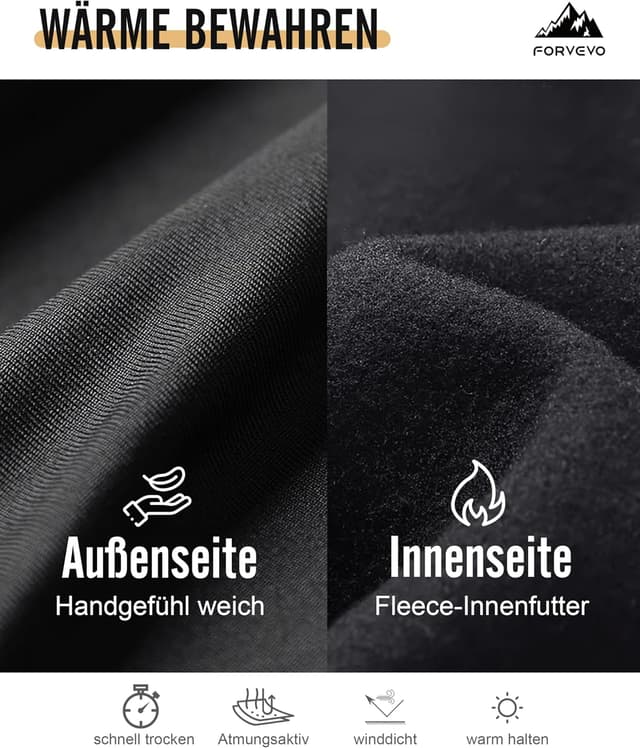 Detalle 2 de FORVEVO Thermounterwäsche Herren M‑XL
