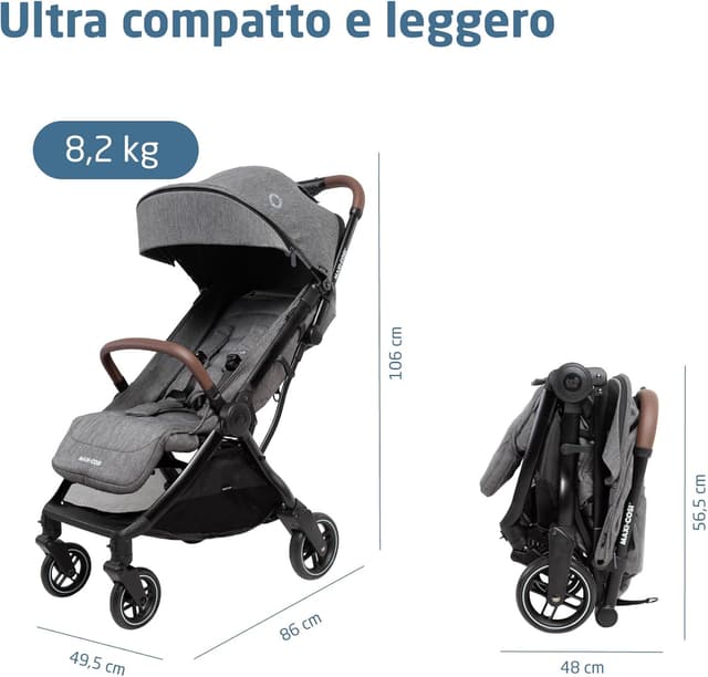 Thumbnail 3 de Maxi‑Cosi Eva3 Passeggino leggero 8,2 kg