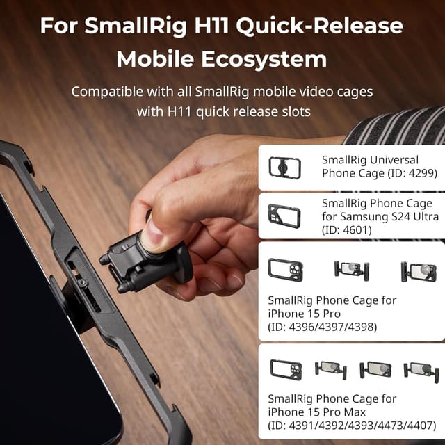 Thumbnail 1 de SMALLRIG H11 Schnellspannadapter 1️⃣