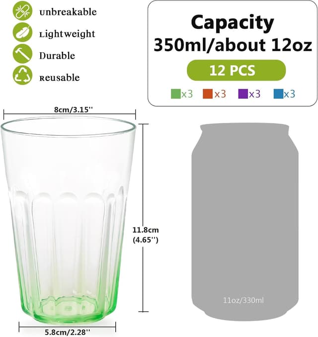 Thumbnail 1 de Greentainer Plastikbecher 350 ml für Partys