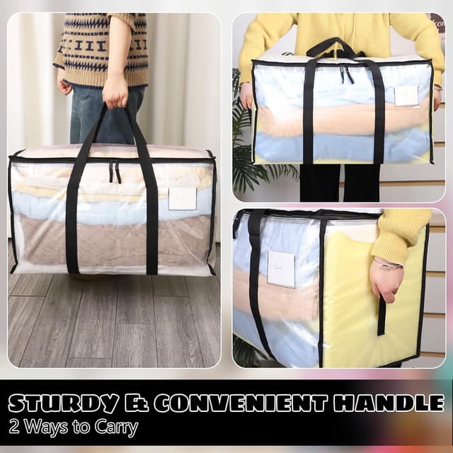 Detalle 1 de Dntorx 10 Pack large storage bags