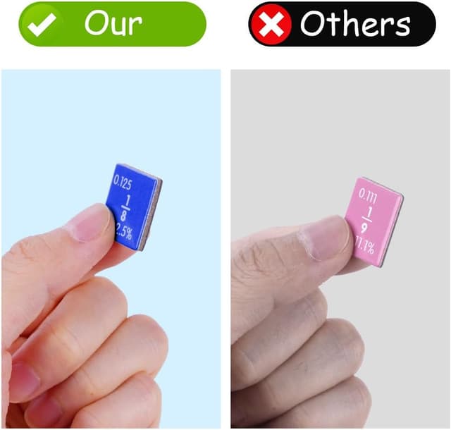 Thumbnail 5 de OFFCUP Arithmetisches Lernspielzeug Bruchrechnen Magnetkacheln