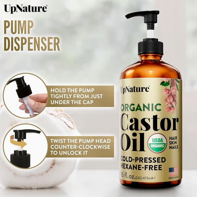 Thumbnail 5 de UpNature Organic Castor Oil 16 oz