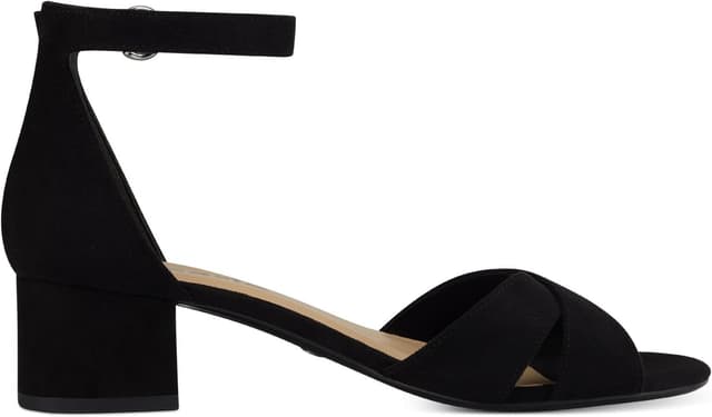 Detalle de Tamaris Sandalette Damen Vegan Elegant mit 4,5-cm-Blockabsatz und Anti-Slide-Technologie