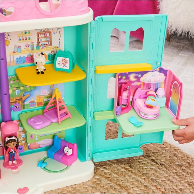 Detalle de Dreamworks Gabby’s Dollhouse sweet dreams bedroom toy