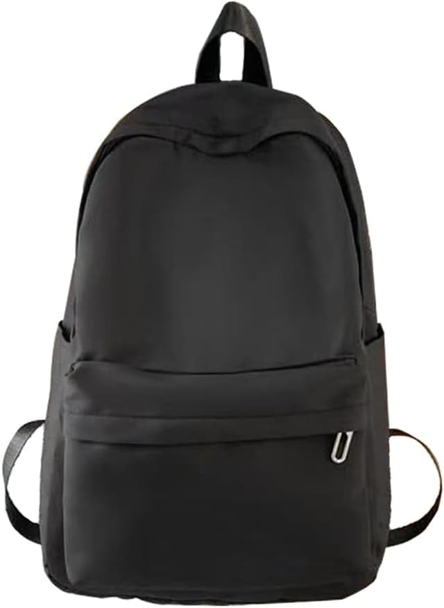 Detalle de YXQSED School Backpack for Women & Teens – Lightweight Water-Resistant Rucksack for College, Work & Travel (Black)