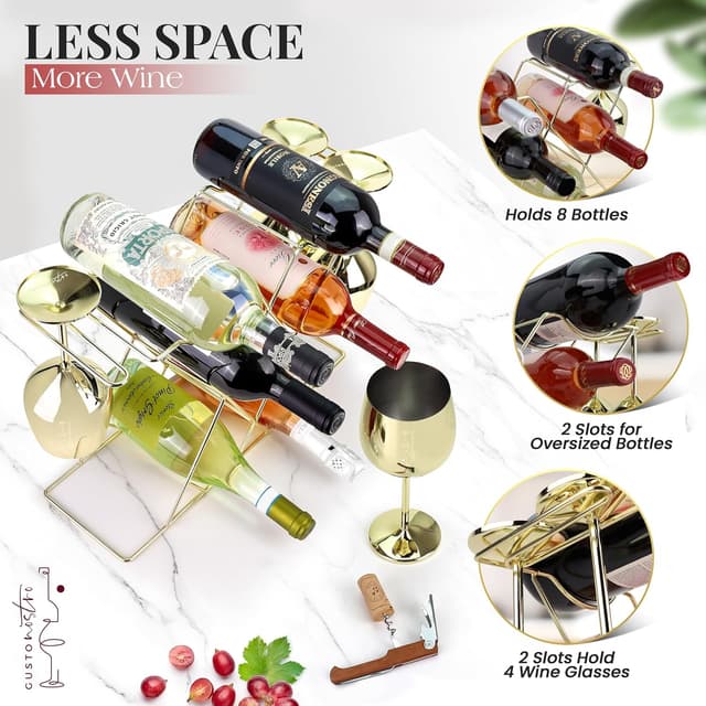 Thumbnail 4 de Gusto Nostro Portabottiglie 8 bottiglie 🍷