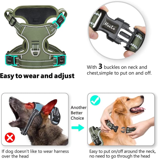 Thumbnail 3 de HEELE Harnais Chien Anti-Traction XS 🐕