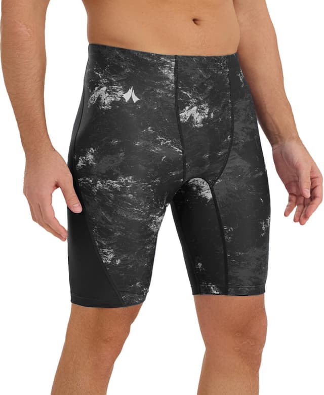 Detalle de SURFEASY Herren Jammer Badehose mit V-Schnitt – schnelltrocknend, chlorbeständig und verstellbarer Taille
