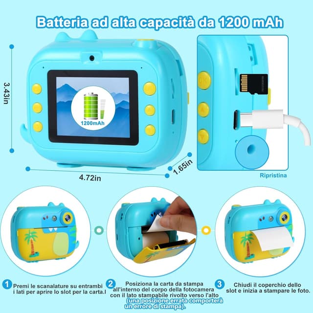 Thumbnail 6 de ARNSSIEN M3 macchina fotografica 32 GB