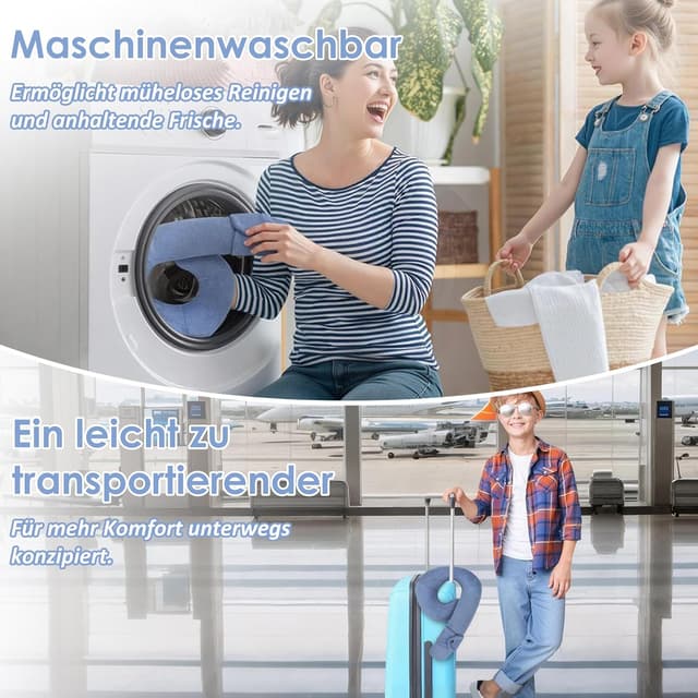 Thumbnail 6 de WENRENER Kinder-Nackenkissen mit Verstellung