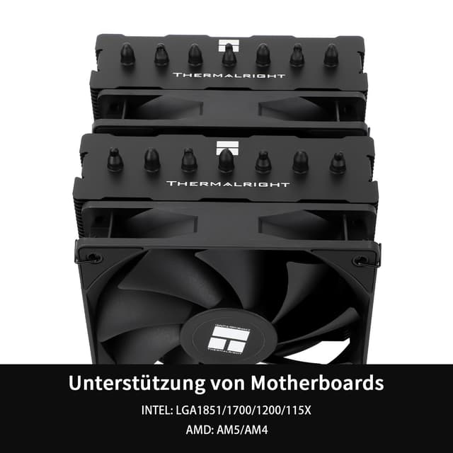 Detalle de Thermalright Phantom Spirit 120 SE BLACK 154 mm