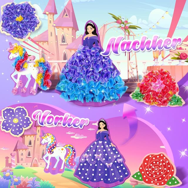Detalle de ZOOI Prinzessin DIY Bastelset ab 6 Jahren