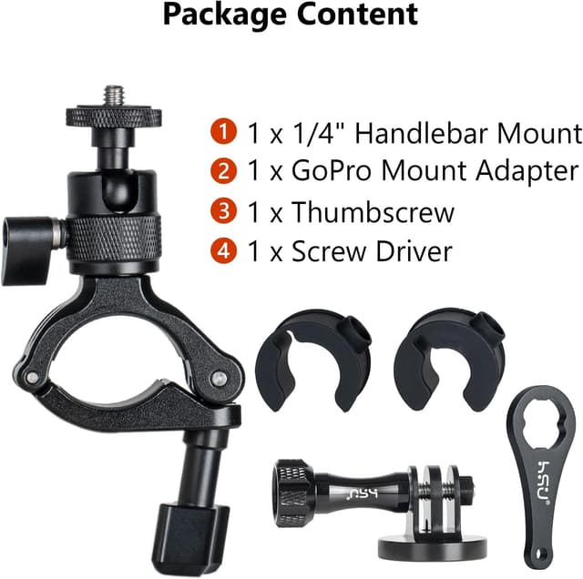 Thumbnail 6 de HSU Handlebar Mount for Action Camera